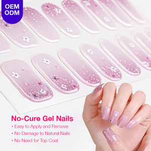 Kits de Uñas Postizas Profesionales de Lujo, Diseño 3D con Brillantina de Copos de Nieve para Navidad - Product Image 6