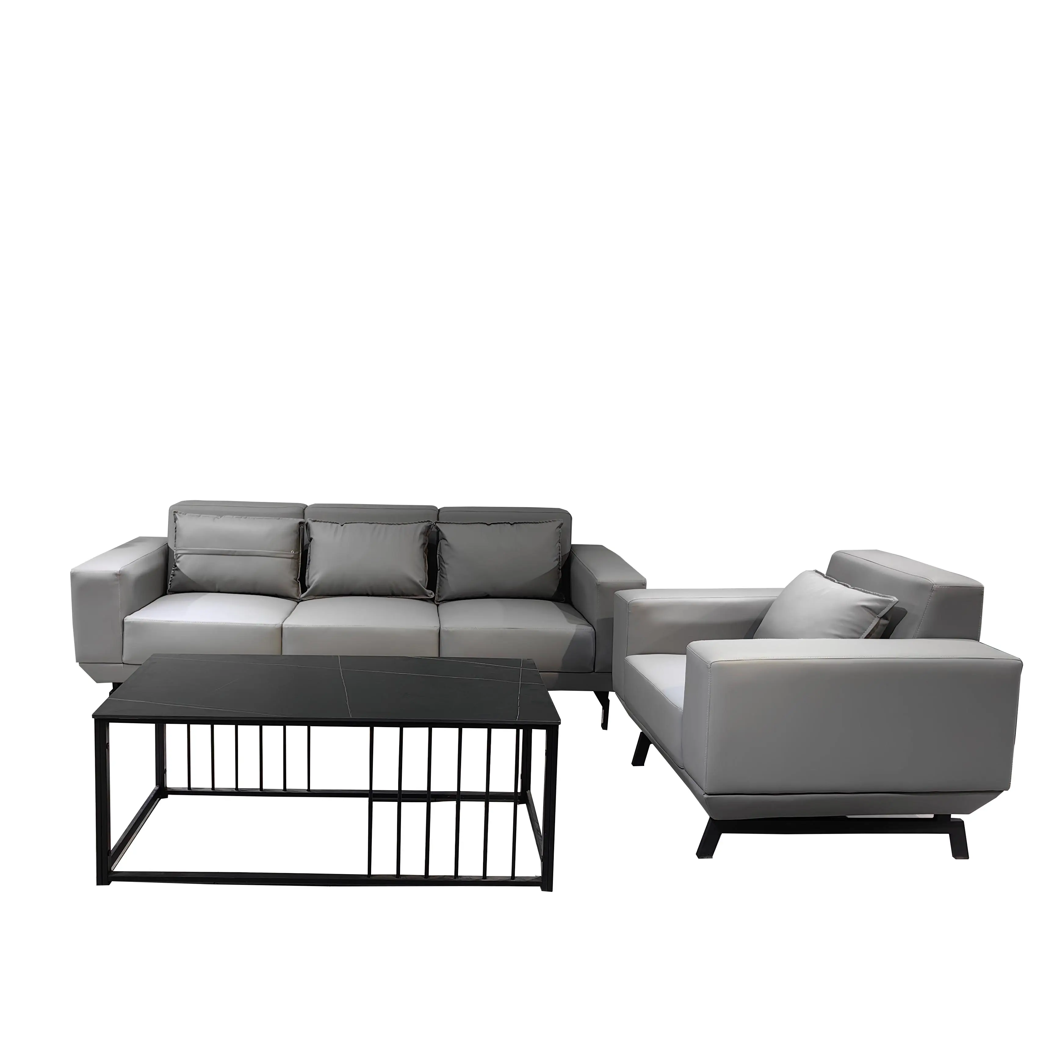 Fabrik Direkt verkauf von Familien Bankettsaal Pu Material Kombination Sofa Cut Set