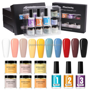 Venta al por mayor mejor precio OEM orgánico acrílico Nail Art Dipping Powder Gel Base para uñas - Product Image 3