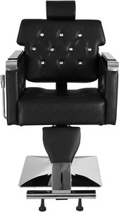 Factory <strong>Cheap</strong> Black Leather Haircut <strong>Styling</strong> <strong>Chair</strong> Metal <strong>Barber</strong> <strong>Chair</strong> Hydraulic Hair <strong>Chair</strong> for Salon Furniture - Product Image 6
