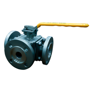 Válvula de Bola de Acero Inoxidable de 3 Vías JTAIV con Control Manual para Aplicaciones Generales, Personalización OEM Disponible - Product Image 1