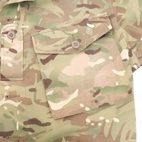 Tenue de Combat Tactique Camouflage Britannique en Gros : Chemise et Pantalon de Combat pour la Chasse et l'Entraînement en Extérieur (Jungle/Désert)