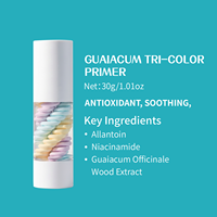 Crème de base de maquillage professionnelle à trois couleurs avec niacinamide et allantoïne pour une base apaisante et éclaircissante