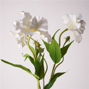 Y138 <span class=keywords><strong>Iris</strong></span> violet réaliste de haute qualité, idéal pour la décoration paysagère, fleurs artificielles, ameublement doux, arrangements floraux - Product Image 5