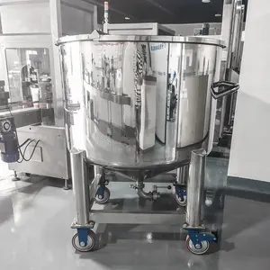 CYJX 5000 Gallon Movable Stainless Steel Ce Certification Stainless Steel Movable Water Tank Storage With Wheels And Brakes