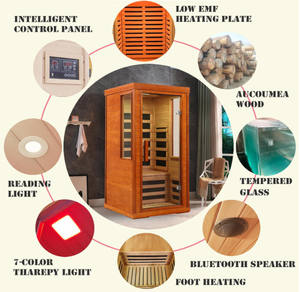 <span class=keywords><strong>Sauna</strong></span> infrarouge portable pour une personne, idéal pour la maison, le meilleur des ventes, <span class=keywords><strong>sauna</strong></span> sec en <span class=keywords><strong>bois</strong></span> pour intérieur, <span class=keywords><strong>sauna</strong></span> box et spa beauté - Product Image 5