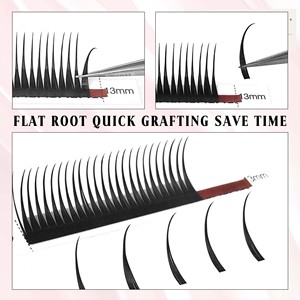 Extensions de <span class=keywords><strong>cils</strong></span> en éventail pré-faites, type manga, effet <span class=keywords><strong>volume</strong></span>, pointes, pour cosplay, faux <span class=keywords><strong>cils</strong></span>, fournitures pour <span class=keywords><strong>cils</strong></span> - Product Image 3