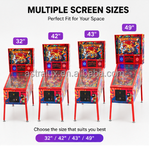 High Quality Custom Virtual <strong>Pinball</strong> <strong>Machine</strong> Ready to Ship <strong>Arcade</strong> Game with 1 Year Warranty English Language Support - Product Image 1
