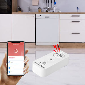 TY-WI-10 Tuya WiFi Détecteur d'alarme de fuite d'eau pour usage domestique, moniteur de fuite d'eau domestique 90 dB, dispositif d'alerte de drainage - Product Image 6