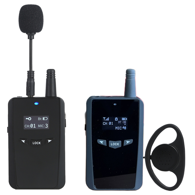 Mix Tech Mixous WAT03  Wireless Long Distance Whisper Group Tour Guide  Audio System for Visitors Tourists Excursions Plant Tour