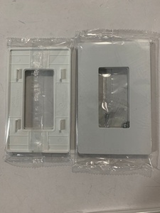Plaque <span class=keywords><strong>murale</strong></span> décorative pour interrupteur lumineux 1 voie 20A sans vis en polycarbonate incassable - Product Image 3