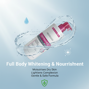 Lotion hydratante, éclaircissante, nourrissante, exfoliante et éclaircissante à l'acide hyaluronique 500 ml – Produit de soin corporel bio - Product Image 4