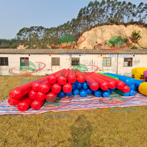 Tubos inflables de PVC duraderos personalizados para piscina, marcador de carril, <span class=keywords><strong>boya</strong></span>, pontones, barrera para parque acuático, línea de natación - Product Image 2