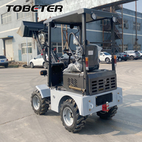 Benzinmotor Mini-Radlader 0,2m3 Schaufel 1220mm Auskipphöhe Euro 5 CE Kleine Landmaschine für Landschaftsbau
