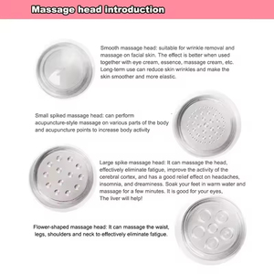 4-in-1 Electric Facial <b>Massager</b> with Vibration and Multi-Head Design for Lifting, Cleansing and Eye Relaxation - Product Image 2