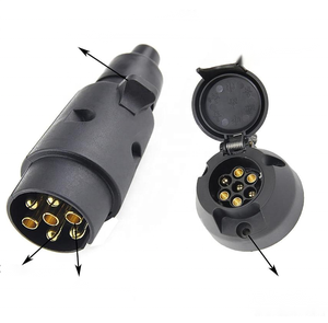 <span class=keywords><strong>7</strong></span> Pin Anhänger Steckdose und Anhängerstecker <span class=keywords><strong>7</strong></span> Pin 12 V elektrischer Schleppverbinder <span class=keywords><strong>7</strong></span>-Wege-Anhänger für Lkw Wohnmobil Boot - Product Image 3