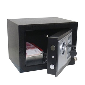 Wholesale Durable Mini <b>Safe</b> <b>Box</b> Home Office Gym for Jewelry Important Items Electronic <b>Lock</b> Optional Key Storage Cash <b>Safe</b> <b>Box</b> - Product Image 3