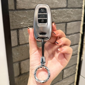 Mode TPU Voiture Flip Key Case Cover Shell Pour <span class=keywords><strong>Audi</strong></span> A1 <span class=keywords><strong>A3</strong></span> <span class=keywords><strong>8P</strong></span> 8L A4 A5 B6 B7 A6 A7 C5 C6 4F Q3 Q5 Q7 Q8 TT S3 S4 S6 RS Accessoires - Product Image 4