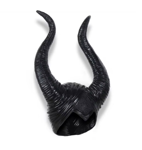 Casque de sorcière Maléfique 2024, cornes noires, chapeau de cosplay pour Halloween, masque, casque spécial, fête, carnaval, costumes de cosplay - Product Image 2