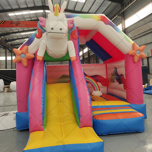 <span class=keywords><strong>Inflatable</strong></span> PVC thư bị trả lại nhà <span class=keywords><strong>Unicorn</strong></span> <span class=keywords><strong>Bouncer</strong></span> với slide và phim hoạt hình lâu đài Combo trượt cho trẻ em UV bảo vệ & dễ dàng thiết lập - Product Image 1
