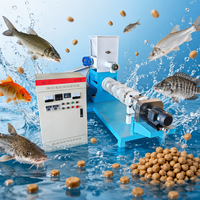 Granulateur de granulés flottants à vis unique pour l'alimentation des poissons, destiné aux fermes commerciales de poissons-chats