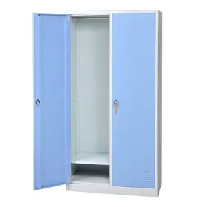 desain modern dua pintu lemari penjualan ruang ganti 