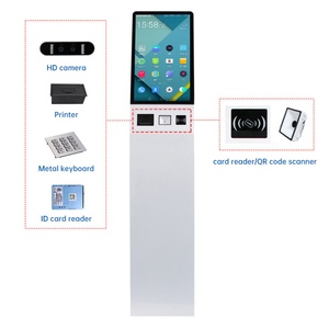 21.5 32 Inch Floor Stand Touch Kiosk Printer Qr <b>Code</b> Scanner and Card <b>Reader</b> Is Available Android Os and Window Os Support Kiosk - Product Image 2