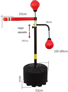Venta al por mayor precio de fábrica del OEM MMA entrenamiento de alivio de estrés Buster de deportes Bola con soporte de rebote pelota de boxeo - Product Image 2