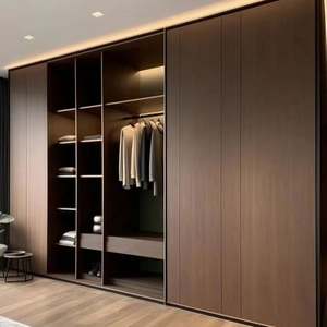 Customized Modern Luxury Wood Storage Armoire for Home or Hotel for Bedroom or Living Room Furniture Use - Product Image 3