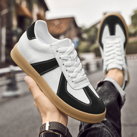Chaussures de Sport Décontractées à Talonnettes pour Homme en Daim de Vache, Lacets, Bout Rond, Plateforme, Augmentation de 6 cm, Chaussures Rehaussantes pour Hommes
