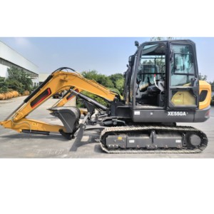 Nuevo 5,7 T Mini excavadora XE55GA XE55DA XE55U XE55E 0,23 CBM Excavadora sobre orugas a la venta - Product Image 1