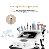 Dispositivo Integrado Coreano Blanco y Negro para Inyección de Oxígeno Facial con Burbujas Grandes, Hidratación, Limpieza de la Piel y Gestión de Belleza