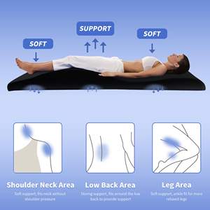 Matelas en mousse incurvé en forme <span class=keywords><strong>de</strong></span> vague pour salon <span class=keywords><strong>de</strong></span> beauté et spa, <span class=keywords><strong>table</strong></span> <span class=keywords><strong>de</strong></span> <span class=keywords><strong>massage</strong></span> pour extensions <span class=keywords><strong>de</strong></span> cils, <span class=keywords><strong>surmatelas</strong></span> en mousse pour lit <span class=keywords><strong>de</strong></span> cils - Product Image 4