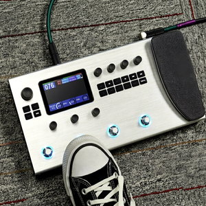 Pedal de efectos completo para guitarra y bajo M-WAVE MK300, procesador de audio con más de 160 timbres preestablecidos, excelente calidad de sonido. - Product Image 1