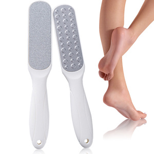 Usine en gros professionnel outil de soin des pieds talon du <span class=keywords><strong>pied</strong></span> élimination de la peau morte <span class=keywords><strong>grattoir</strong></span> haute qualité Double face pieds limes/râpes - Product Image 1