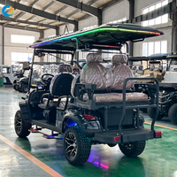 Voiture de golf électrique Robetaa 6 places, prix, batterie au lithium, voiturette de golf électrique utilitaire, voiturettes de golf chinoises 6 passagers