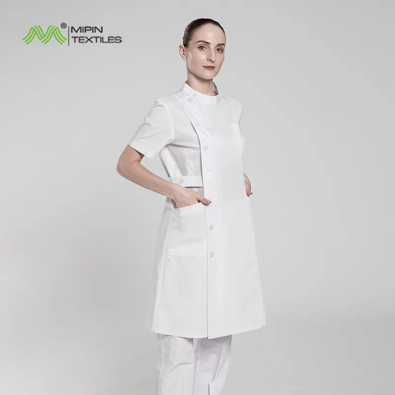 MengYipin haut de gamme dentisterie uniforme chirurgical toilettage pour animaux de compagnie cheveux non collants travail porte infirmière médicale gommages