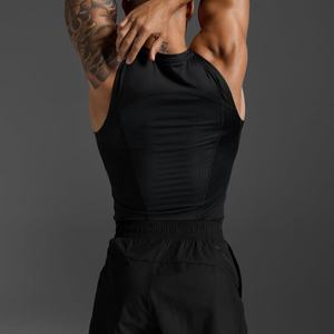 Débardeur de compression personnalisé pour l'entraînement, le fitness et la musculation, coupe courte, design amusant, idéal pour la gym - Product Image 5