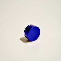 LIANMA 35/38mm Vente en gros de pots cosmétiques brillants anti-déversement avec bouchon à vis, bouteilles à large ouverture avec couvercles en aluminium-plastique, impression de logo