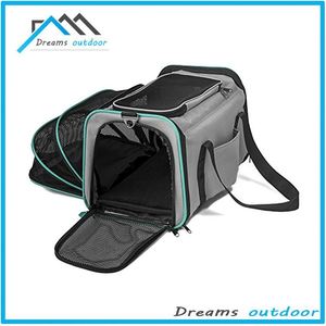Sac de transport souple pour animaux de compagnie (chiens et chats) approuvé par les compagnies aériennes IATA, extensible, fabriqué en usine BSCI - Product Image 1