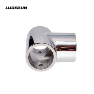 Conector en T de acero inoxidable de 90 grados para accesorios de tuberías de rieles de barcos marinos - Product Image 3