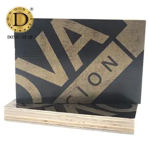 Black Film Faced Plywood Phenolic Recycle Finger Joint Plywood for Concrete Formwork