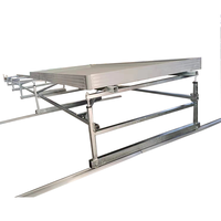 Tables de culture de pépinière hydroponique 4X8 Plateaux de culture Flood Ebb And Flow Rolling Bench Frames