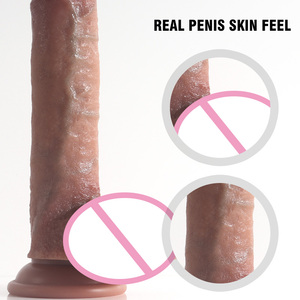 All'ingrosso della fabbrica di alta qualità del Silicone liquido di gomma giocattoli sessuali vibratore figa Dildo pene di gomma artificiale per le donne - Product Image 4