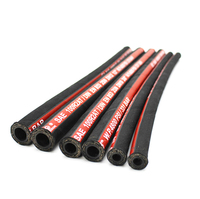 Tuyau hydraulique en NBR tressé en fil d'acier 1/4-2 pouces DIN 2SN 1SN/SAE R2 R1 avec service de découpe