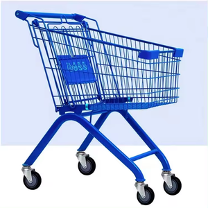 Chariot de courses pour enfants à deux places, construction durable, couleur personnalisée, pour supermarché - Product Image 2