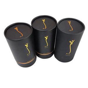 Caja Cilindro Cosmética de Papel Artesanal Biodegradable Ecológica Personalizada, Materiales Reciclados, Impresión a Cuatro Colores, Estampado en Caliente para Cuerpo - Product Image 5