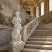 Sculpture de Musée Classique en Marbre Blanc Sur Mesure - Pièce d'Art Haut de Gamme Finie à la Main pour les Propriétés et les Galeries