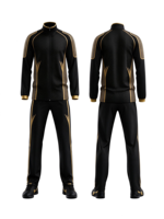 Maillot de football personnalisé par sublimation, survêtement en polyester à fermeture éclair intégrale, finition dorée, tenue d'équipe multisports OEM