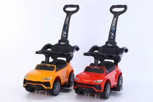 Carrito Multifuncional para Niños con Función de Giro, Carrito de Empuje Manual Antivuelco, Carrito Deslizante - Product Image 6